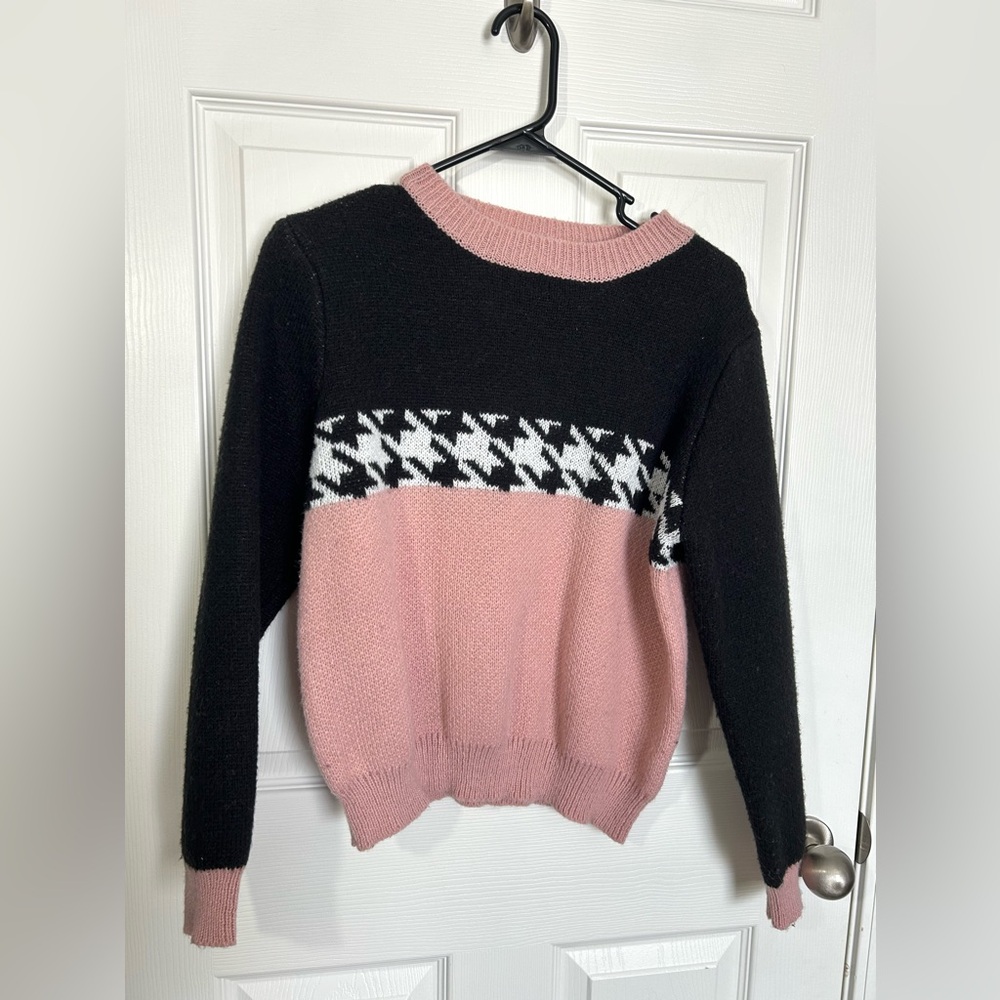 Pink/Navy Sweater, Women’s S